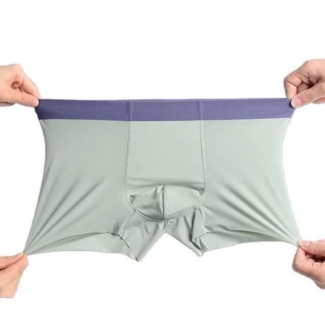 Men's Ice Silk Briefs Boxers (Pack of 3)